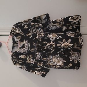 Old Navy Black floral dress